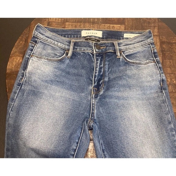 Pacsun Jeans Womens Size 26 Blue Ankle Jegging Skinny Stretch Denim - Picture 3 of 14